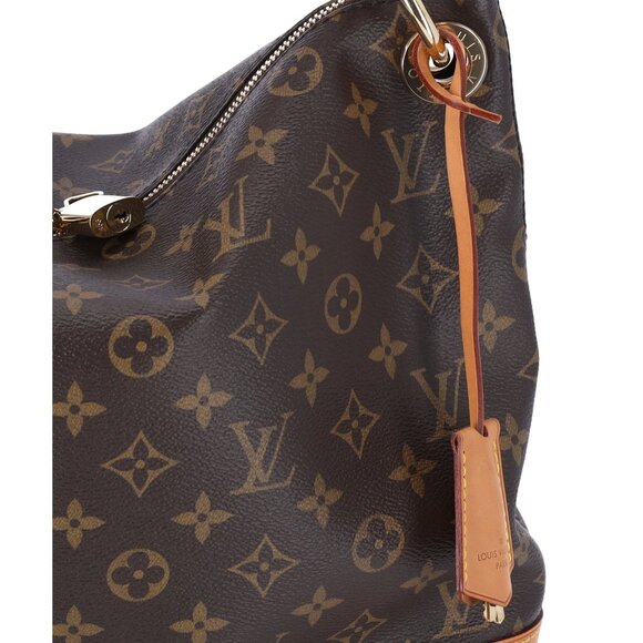 Louis Vuitton Berri PM Monogram Shoulder Bag Hobo M41623 Brown - Picture 3 of 12